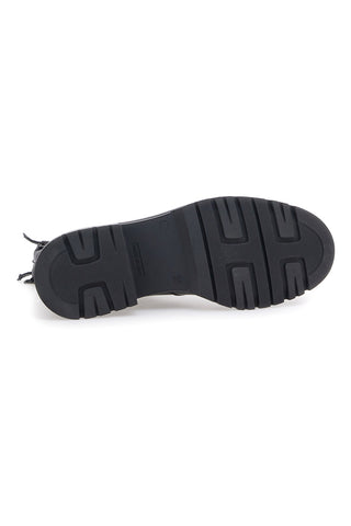 Pittarello Focus 1010D schwarze Stiefeletten aus echtem Leder mit diagonalem Reißverschluss