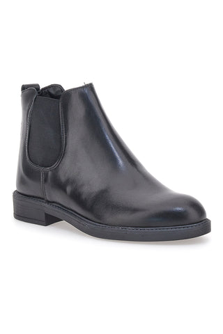 Pittarello Elite 79 Chelsea-Stiefel aus schwarzem Glattleder