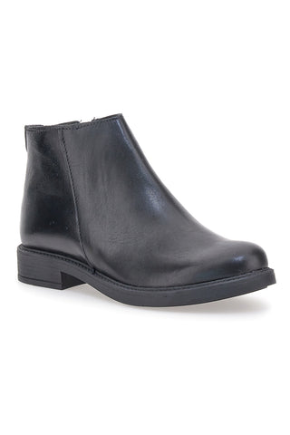 Pittarello Elite 99 – Stiefeletten aus schwarzem Leder mit seitlichem Reißverschluss