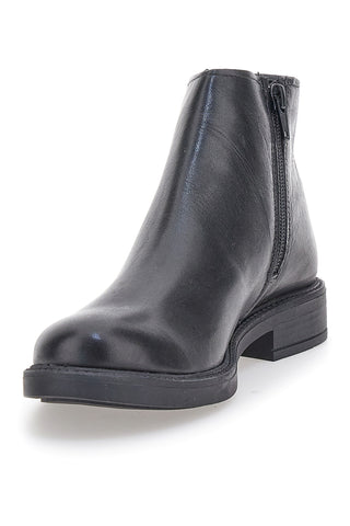 Pittarello Elite 99 – Stiefeletten aus schwarzem Leder mit seitlichem Reißverschluss
