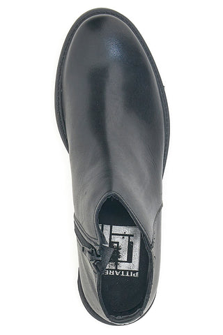 Pittarello Elite 99 – Stiefeletten aus schwarzem Leder mit seitlichem Reißverschluss