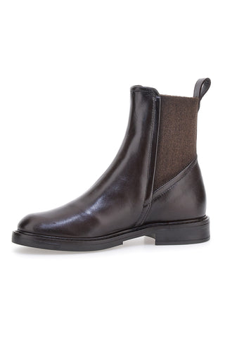 Pittarello Must Have T81228 Schwarze Chelsea-Stiefel aus echtem Leder