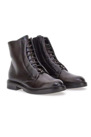 Anfibi moka in vera pelle Pittarello Must have T81224