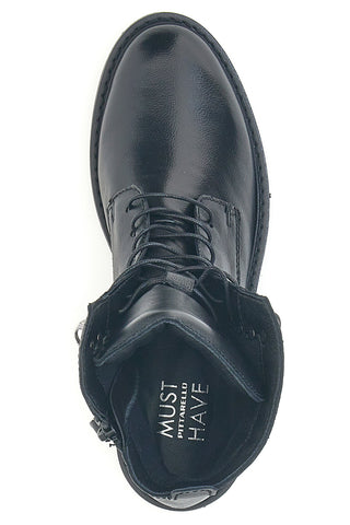 Anfibi neri in vera pelle Pittarello Must have T81208