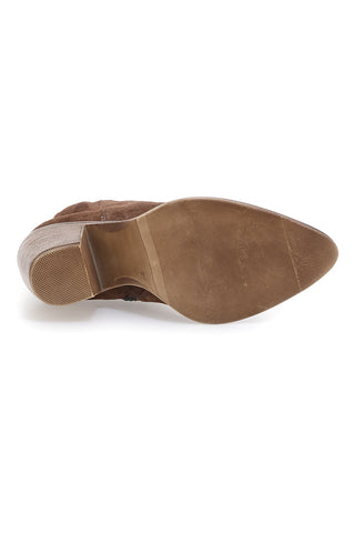 Braune Echtleder-Stiefelette mit Absatz Pittarello Love 6326400