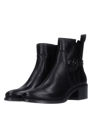 Schwarze Stiefeletten mit Reißverschluss Bugatti 415AMQ3D50001000