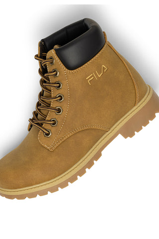 Scarponcini beige con colletto imbottito Fila Maverick