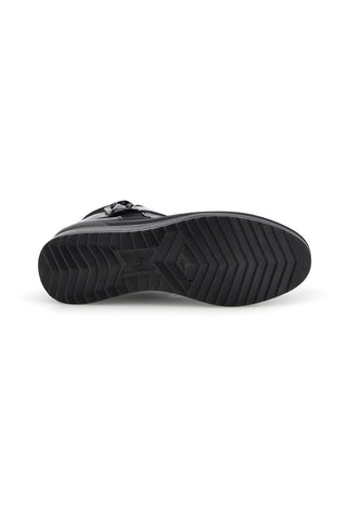 Stivaletti Nero con Zip e Fibbia Plocadi MINB226