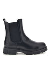Stivaletti Beatles Neri con Suola Carrarmato The first P739