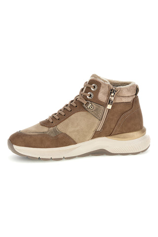 Sneakers alte tortora con inserti laminati e interno caldo Relife 686725807B04R