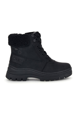 Stivaletti neri water repellent con bordo in teddy e interno caldo Relife 588722808B01R