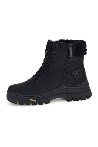 Stivaletti neri water repellent con bordo in teddy e interno caldo Relife 588722808B01R