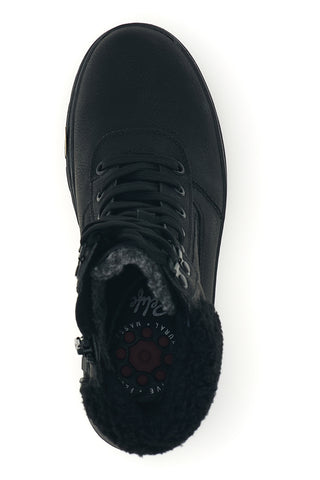 Stivaletti neri water repellent con bordo in teddy e interno caldo Relife 588722808B01R