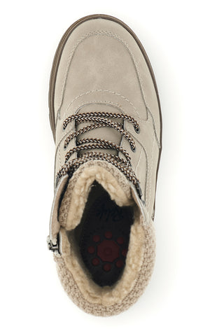 Stivaletti beige water repellent con bordo in maglia e interno caldo Relife 588722808B13R