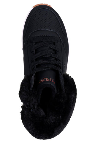Schwarze Sneaker mit seitlichem Reißverschluss: Skechers Uno Fall Air