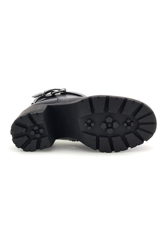 Schwarze Stiefeletten mit hohem Absatz und Profilsohle von Pittarello Capsule BT24182024