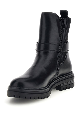 Schwarze Stiefeletten mit Schnallen und Profilsohle von Pittarello Capsule BT23059108