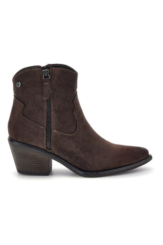 Braune Cowboy-Stiefeletten mit doppeltem Reißverschluss von Pittarello Capsule BT261528201