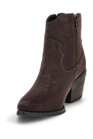 Braune Cowboy-Stiefeletten mit doppeltem Reißverschluss von Pittarello Capsule BT261528201
