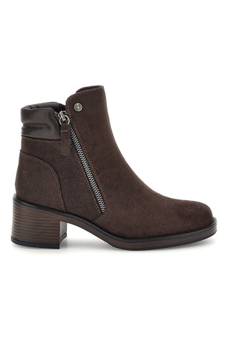 Braune Stiefeletten mit Blockabsatz von Pittarello Capsule, Modell BT261527205
