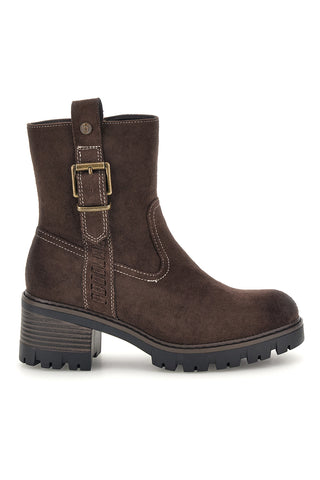 Braune Stiefeletten mit Absatz und Schnalle von Pittarello Capsule, Modell BT23039057