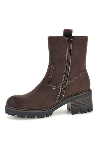 Braune Stiefeletten mit Absatz und Schnalle von Pittarello Capsule, Modell BT23039057