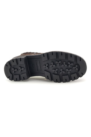 Braune Stiefeletten mit Absatz und Profilsohle von Pittarello, Modell BT23039058