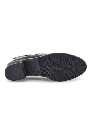 Stivaletti Neri in Vera Pelle con Fibbia Pittarello focus TIMB572