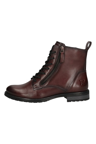 Bordeauxfarbene Stiefeletten aus Leder von Bagatt D11afs3k41003500