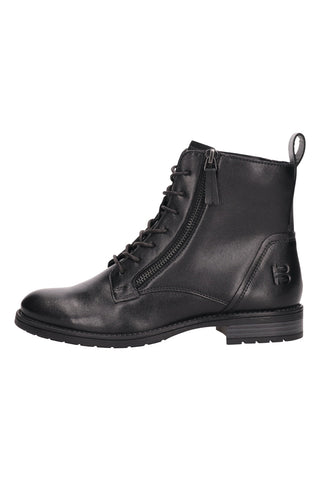 Schwarze Lederstiefeletten mit Reißverschluss von Bagatt D11AFS3K40501010