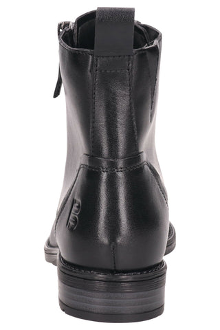 Schwarze Lederstiefeletten mit Reißverschluss von Bagatt D11AFS3K40501010