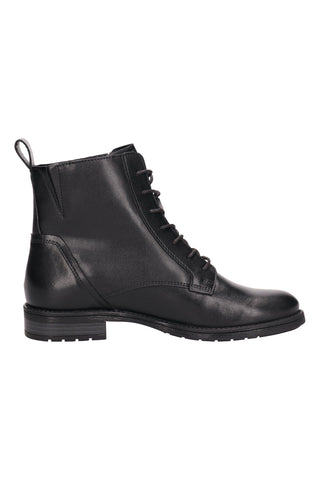 Schwarze Lederstiefeletten mit Reißverschluss von Bagatt D11AFS3K40501010