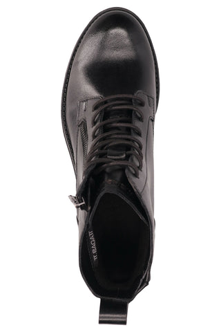 Schwarze Lederstiefeletten mit Reißverschluss von Bagatt D11AFS3K40501010