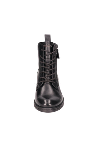 Schwarze Lederstiefeletten mit Reißverschluss von Bagatt D11AFS3K40501010