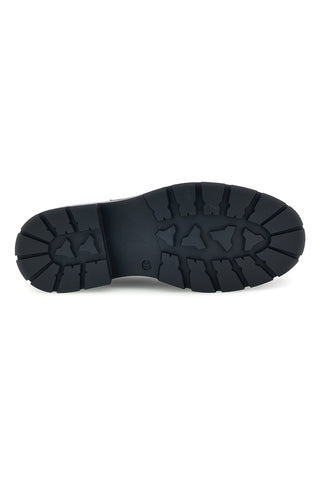 Schwarze Chelsea-Stiefeletten mit Reißverschluss und Profilsohle von Rock’ n doll 2Y56903A