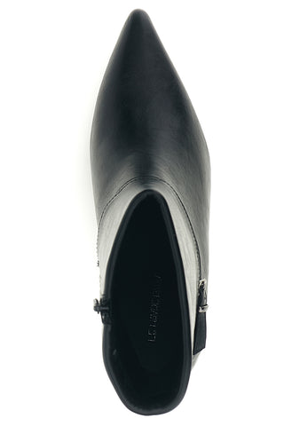 Schwarze Stiefeletten mit Absatz und Schnalle von Le Havre Paris L26A15B22