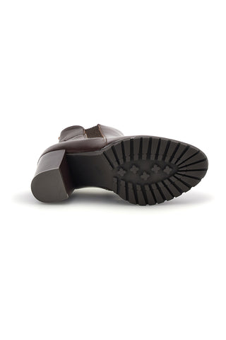 Tronchetti marroni con tacco Mon dieu 16807220