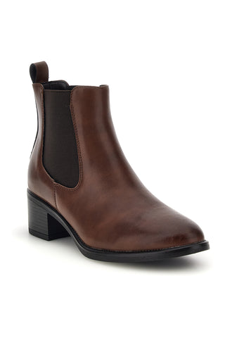 Chelsea boots marroni con elastici laterali Mon dieu 1682022