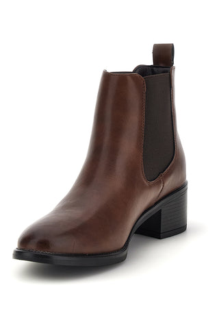 Chelsea boots marroni con elastici laterali Mon dieu 1682022