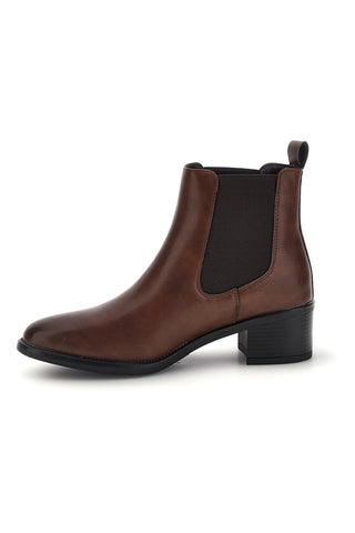 Chelsea boots marroni con elastici laterali Mon dieu 1682022