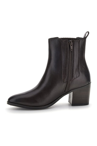 Stivaletti Marroni in Pelle con Elastico e Tacco Pittarello focus VB466204