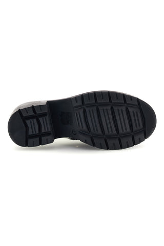 Schwarze Chelsea-Stiefeletten mit breitem Absatz und Profilsohle von Pittarello, Modell Focus KI6727