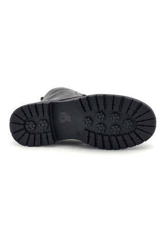 Anfibi neri con lacci e zip Energy I551