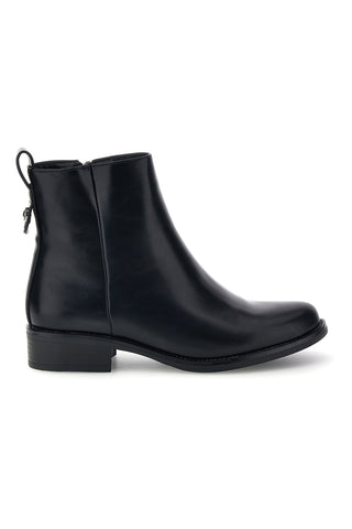 Stivaletti neri con tacco basso e zip Mon dieu 9Y0863