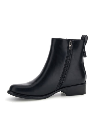 Stivaletti neri con tacco basso e zip Mon dieu 9Y0863