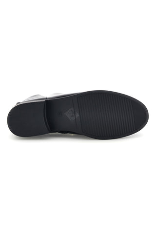 Stivaletti neri con tacco basso e zip Mon dieu 9Y0863