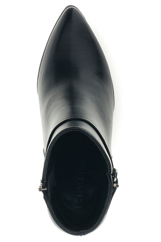 Schwarze Stiefeletten mit Schnalle und breitem Absatz „Le Havre Paris 6010“