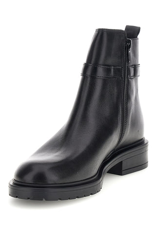 Stivaletto Nero con Fibbia in Pelle Pittarello class 83H095PIT