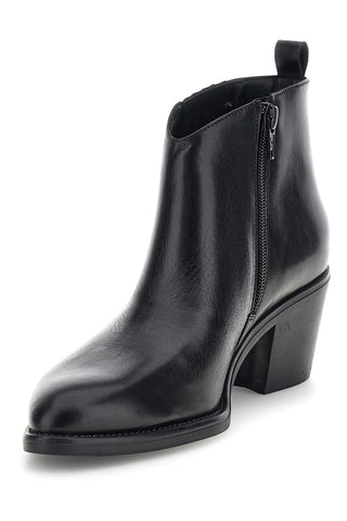 Stivaletto Texano Nero in Pelle Pittarello class 865010