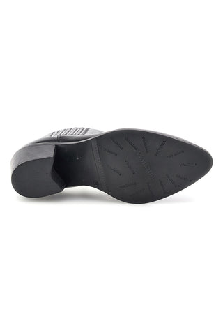 Stivaletto Texano Nero in Pelle Pittarello class 865010